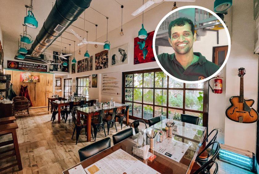 Amin Sheikh, Bombay to Barcelona Cafe in Mumbai