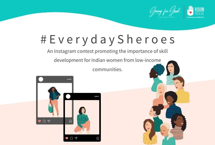 Instagram contest ideas for NGOs - Giving for Good Foundation